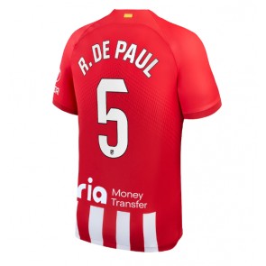 Atletico Madrid Rodrigo De Paul #5 Domaci Dres 2023-24 Kratak Rukavima